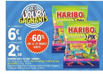 E.Leclerc BONBONS BACK TO COOL "HARIBO" offre
