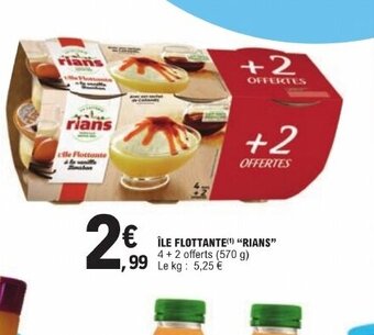 ÎLE FLOTTANTE(¹) "RIANS"