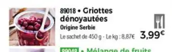 Thiriet Griottes dénoyautées offre