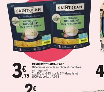 RAVIOLIS (2) "SAINT-JEAN"