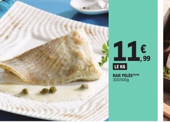 E.Leclerc RAIE PELÉE(714) 300/500g offre