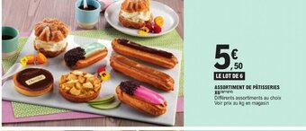ASSORTIMENT DE PÂTISSERIES