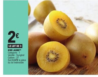 E.Leclerc KIWI JAUNE offre