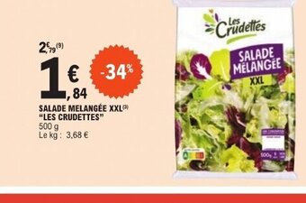 E.Leclerc SALADE MELANGÉE XXL(³) "LES CRUDETTES" offre