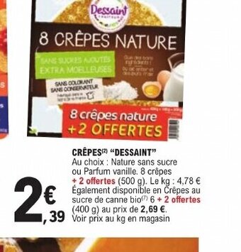 E.Leclerc Crepes dessaint offre
