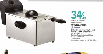 E.Leclerc FRITEUSE ELECTRIQUE offre