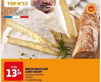 Auchan BRIE DE MEAUX AOP SAINT FARON offre