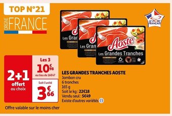 Auchan LES GRANDES TRANCHES AOSTE offre