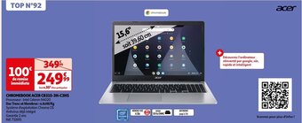 Auchan CHROMEBOOK ACER CB315-3H-C3HS offre