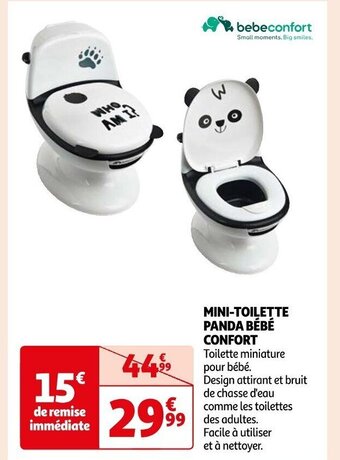 Auchan MINI-TOILETTE PANDA BÉBÉ CONFORT offre