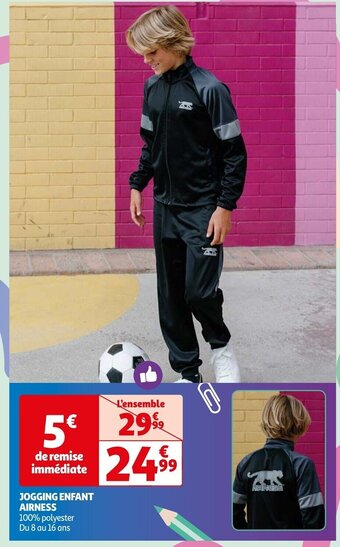 Auchan JOGGING ENFANT AIRNESS offre