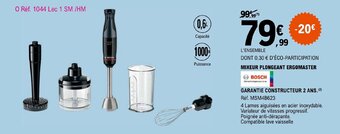 E.Leclerc MIXEUR PLONGEANT ERGOMASTER BOSCH offre
