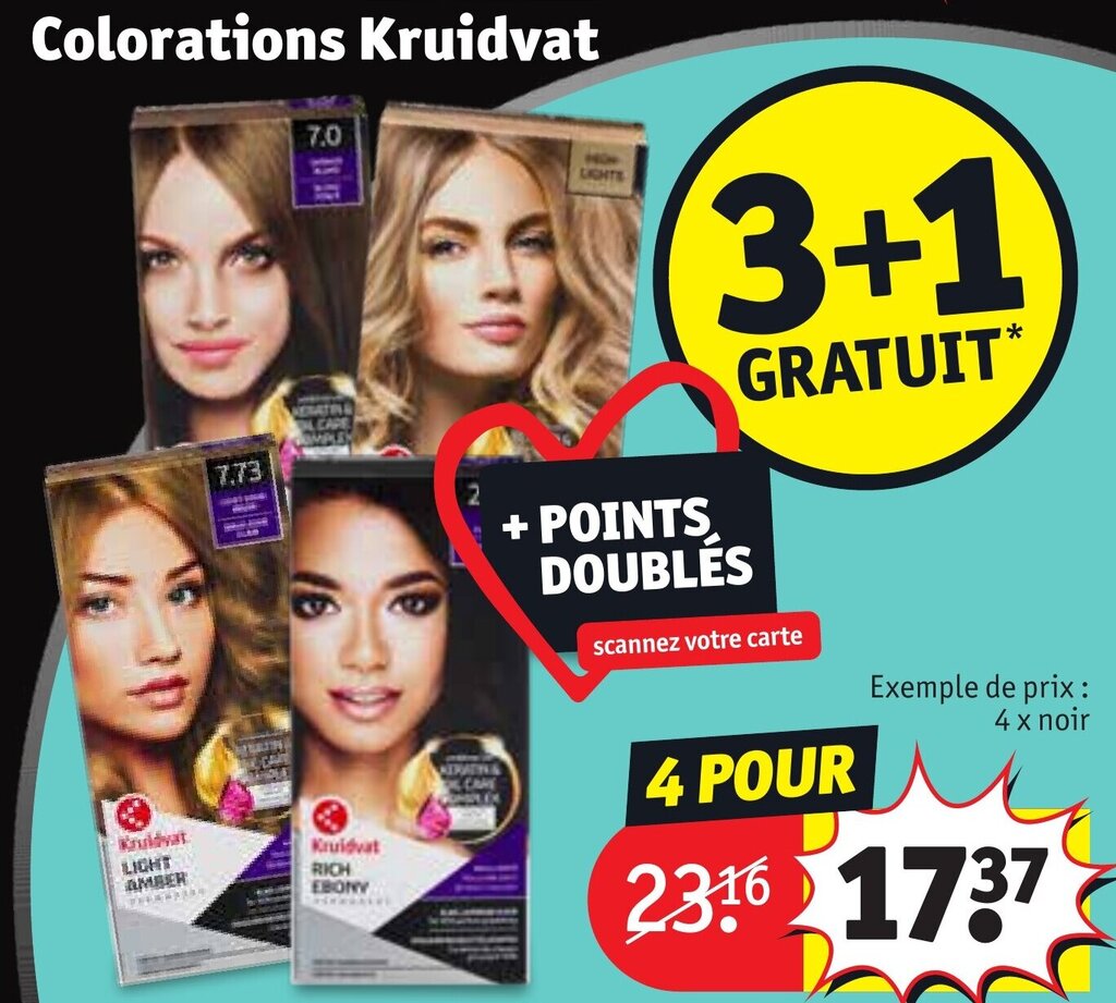 Promo Colorations Kruidvat chez Kruidvat