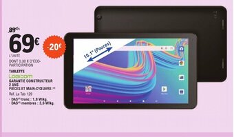 E.Leclerc TABLETTE LOGICOM offre