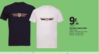E.Leclerc TEE-SHIRT FRANCE RUGBY offre