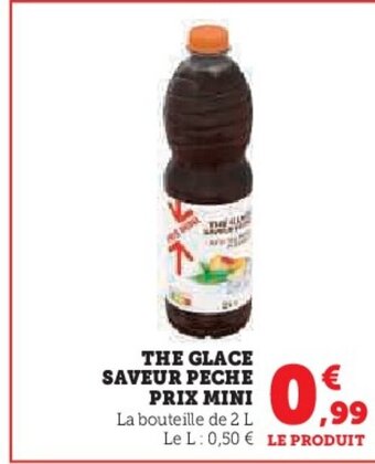 U Express THE GLACE SAVEUR PECHE PRIX MINI offre