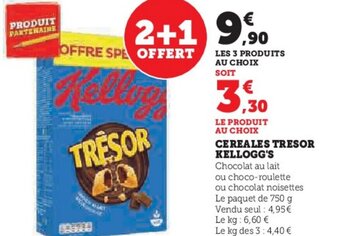 U Express CEREALES TRESOR KELLOGG'S offre