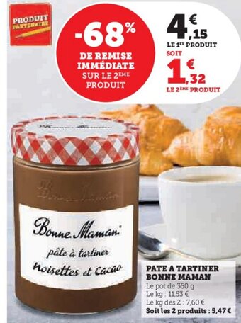 U Express PATE A TARTINER BONNE MAMAN offre