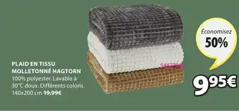 JYSK Plaid en tissu mollentonné hagtorn offre