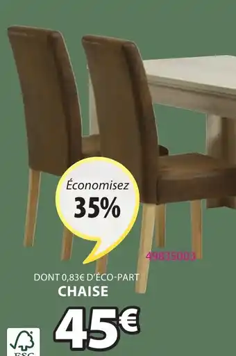 JYSK Chaise offre