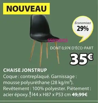 JYSK Chaise jonstrup offre