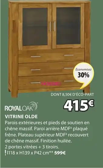 JYSK Vitrine olde offre