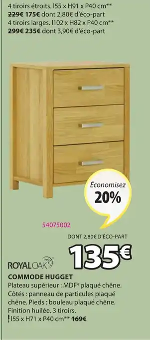 JYSK Commode hugget offre