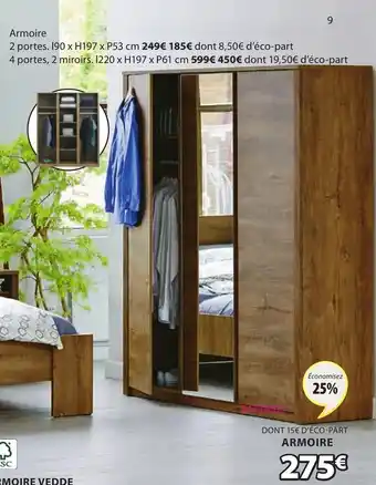 JYSK Armoire vedde offre