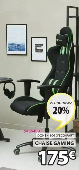 JYSK Chaise gaming lamdrup offre