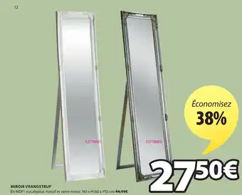 JYSK Miroir vrangstrup offre