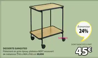 JYSK Desserte gangsted offre