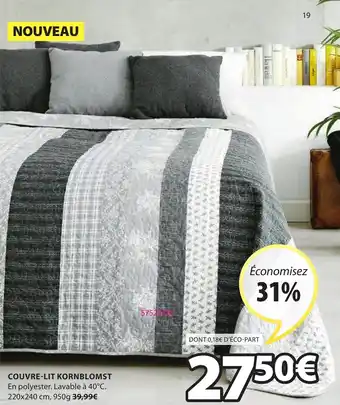 JYSK Couvre-lit kornblomst offre