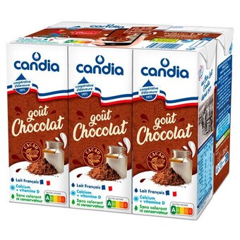 Auchan Brique chocolat candia offre