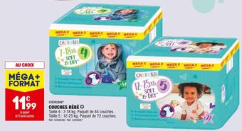 Chérubin couches bébé