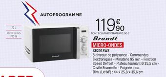 Brandt micro-ondes
