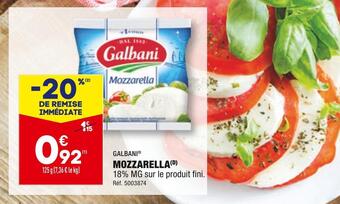 ALDI Galbani mozzarella offre