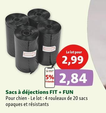 Sacs à déjections fit + fun