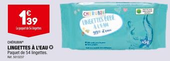 ALDI Chérubin lingettes à l’eau offre