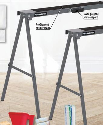 ALDI Workzone set de 2 tréteaux offre
