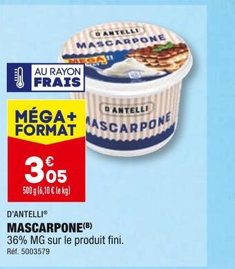 ALDI D’antelli mascarpone offre