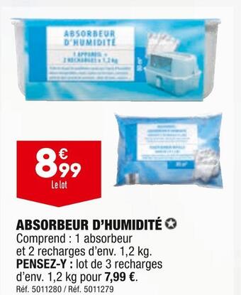 ALDI Absorbeur d’humidité offre