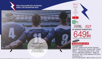 Samsung téléviseur led 4k