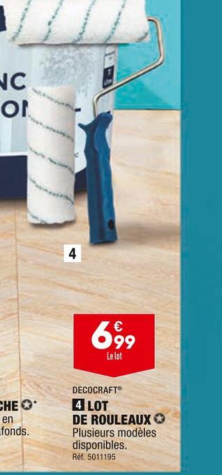 ALDI Decocraft lot de rouleaux offre