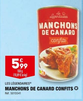 ALDI Les légendaires manchons de canard confits offre