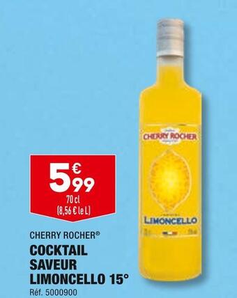 ALDI Cherry rocher cocktail saveur limoncello 15° offre