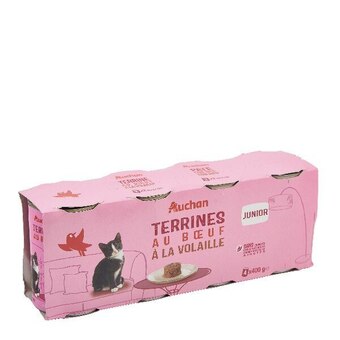 Auchan Terrine pour chaton auchan offre
