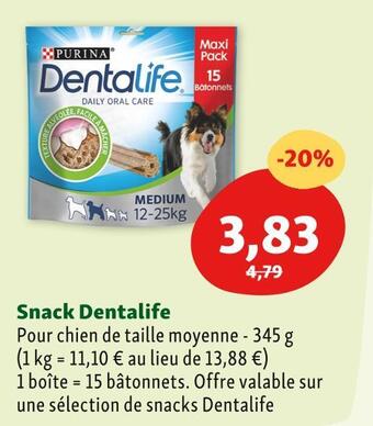 Dentalife snack dentalife