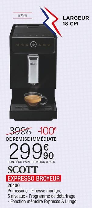 Scott expresso broyeur