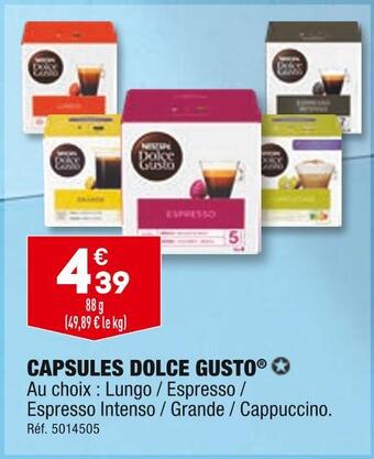 Dolce gusto capsules dolce gusto