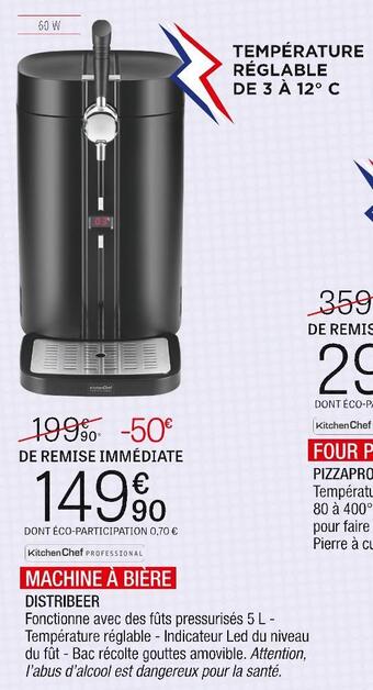 Extra Kitchenchef machine à bière offre